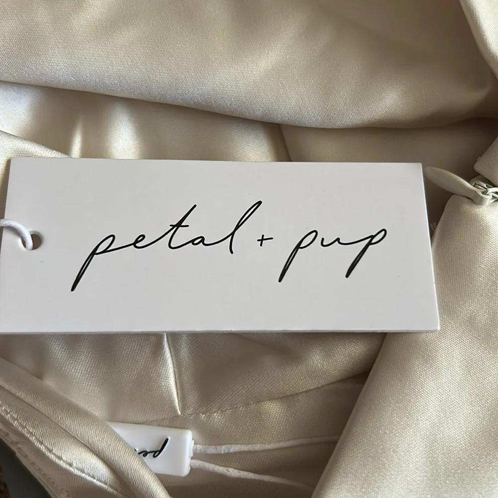 Petal+Pup Luella Dress Pearl White Size 2 NWT - Picture 7 of 7